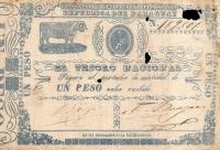 p21 from Paraguay: 1 Peso from 1865