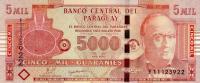 p223c from Paraguay: 5000 Guarani from 2010