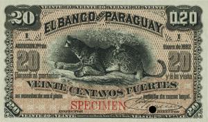 Gallery image for Paraguay pS123s: 20 Centavos