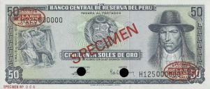 Gallery image for Peru p101s: 50 Soles de Oro