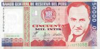 p143 from Peru: 50000 Intis from 1988