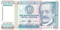 Gallery image for Peru p147: 500000 Intis from 1989