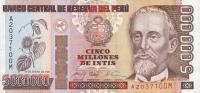 Gallery image for Peru p150a: 5000000 Intis from 1991