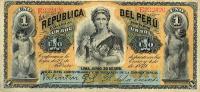 p1 from Peru: 1 Sol from 1879