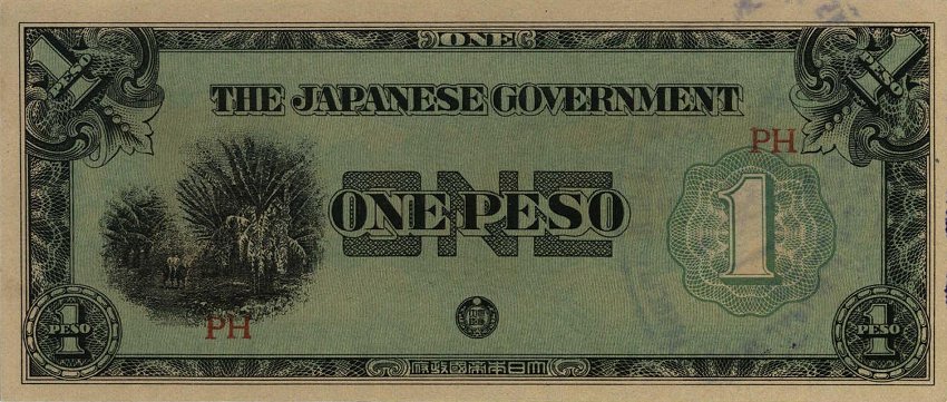Front of Philippines p106a: 1 Peso from 1942