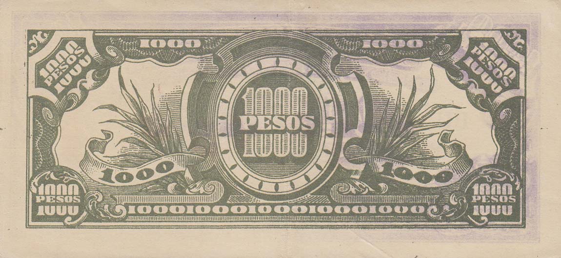 RealBanknotes.com > Philippines p115c: 1000 Pesos from 1945