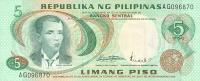 p148a from Philippines: 5 Piso from 1970