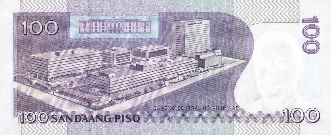 Back of Philippines p194a: 100 Piso from 2001