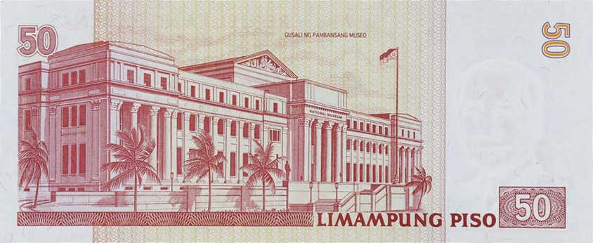 Back of Philippines p212A: 100 Piso from 2011