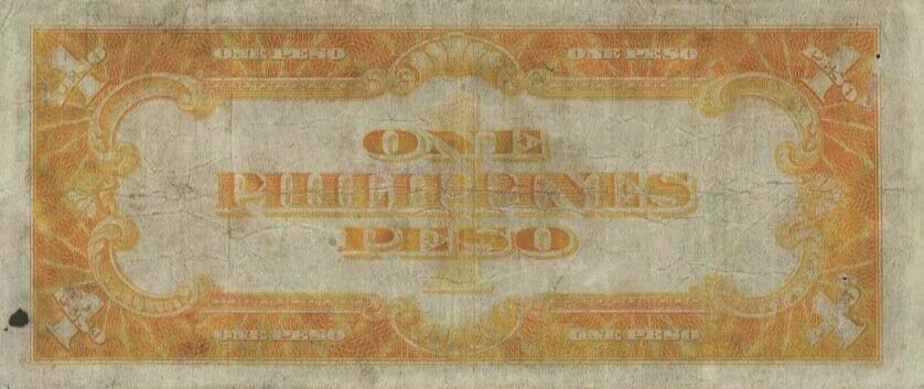 Back of Philippines p81r: 1 Peso from 1936
