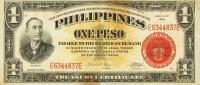 p89c from Philippines: 1 Peso from 1941