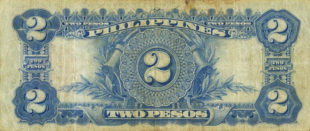 Back of Philippines p90r: 2 Pesos from 1941