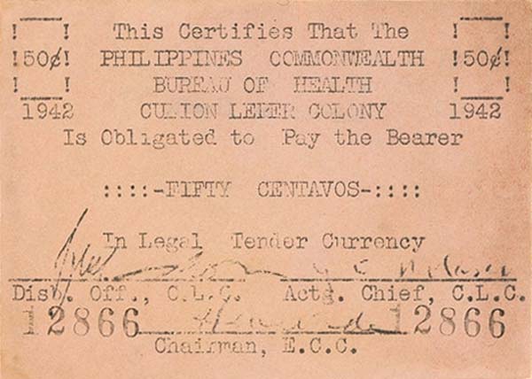 Front of Philippines pS254: 50 Centavos from 1942