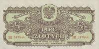 p108 from Poland: 5 Zlotych from 1944