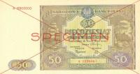 p128s from Poland: 50 Zlotych from 1946