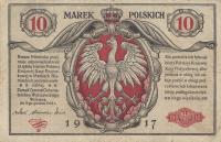 p12 from Poland: 10 Marek from 1917