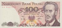 p143e from Poland: 100 Zlotych from 1986