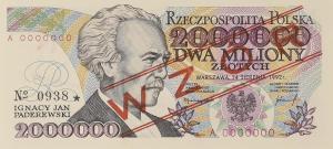 p158s from Poland: 2000000 Zlotych from 1992