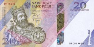 p199a from Poland: 20 Zlotych from 2025 p199a from Poland: 20 Zlotych from 2025