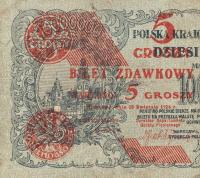 p43a from Poland: 5 Groszy from 1924