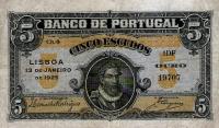p133 from Portugal: 5 Escudos from 1925