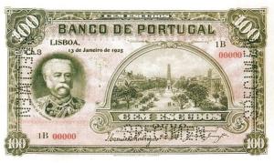 Gallery image for Portugal p137: 100 Escudos