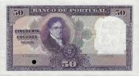 p144s from Portugal: 50 Escudos from 1929