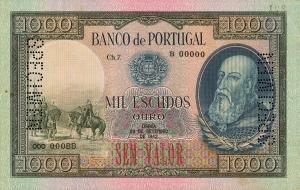 Gallery image for Portugal p156s: 1000 Escudos