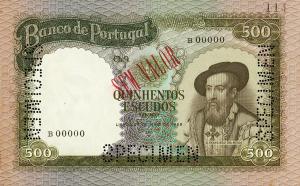 Gallery image for Portugal p162s: 500 Escudos