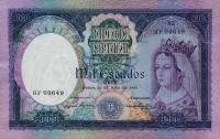 p166a from Portugal: 1000 Escudos from 1961