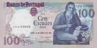 p178c from Portugal: 100 Escudos from 1984