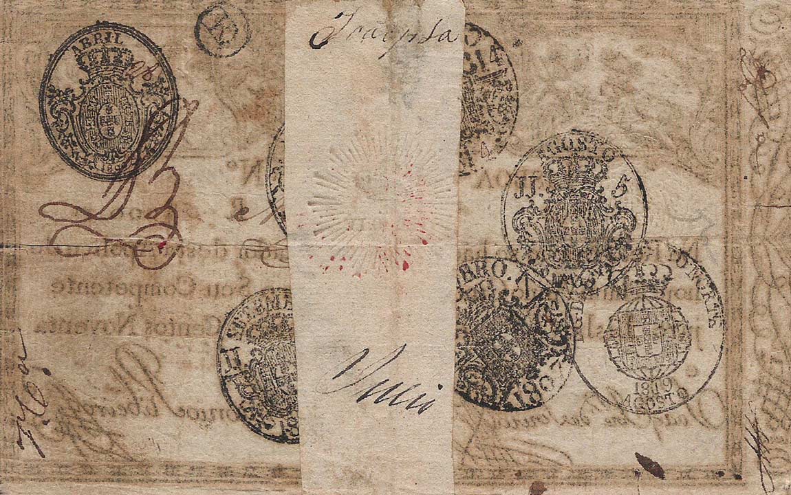 Back of Portugal p24a: 5000 Reis from 1826