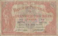 p72 from Portugal: 500 Reis from 1899