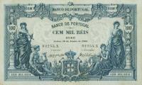 p78 from Portugal: 100 Mil Reis from 1894