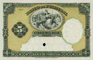 Gallery image for Portugal p83ct: 5 Mil Reis