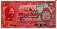 p37s from Portuguese Guinea: 50 Escudos from 1958