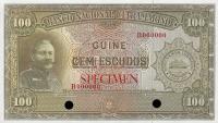 Gallery image for Portuguese Guinea p38ct: 100 Escudos