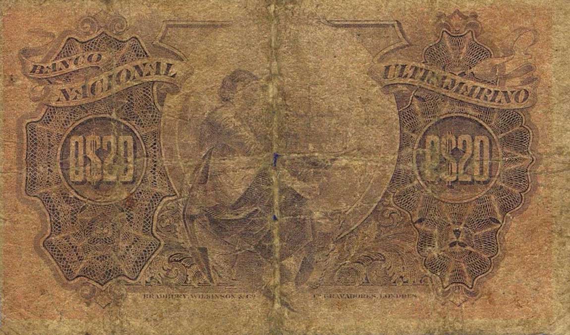 Back of Portuguese Guinea p7: 20 Centavos from 1914