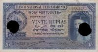 p37x from Portuguese India: 20 Rupia from 1945
