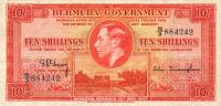 p10b from Bermuda: 10 Shillings from 1937