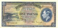 p11b from Bermuda: 1 Pound from 1937