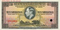 p13A from Bermuda: 10 Shillings from 1943