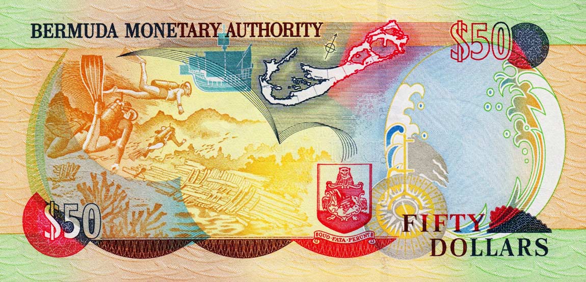 Back of Bermuda p54r: 50 Dollars from 2000