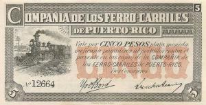 Gallery image for Puerto Rico pS101a: 5 Pesos