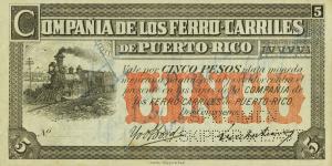 Gallery image for Puerto Rico pS101s1: 5 Pesos