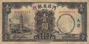 pS1723a from China: 1 Yuan from 1933