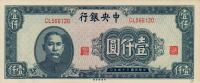 p293 from China: 1000 Yuan from 1945