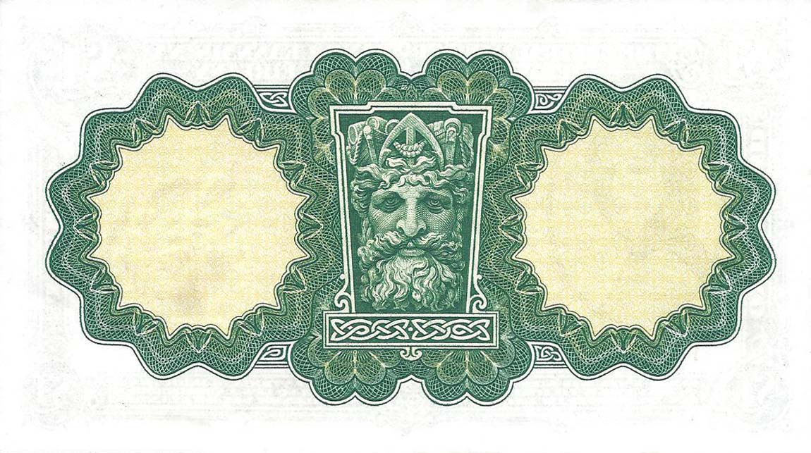 Back of Ireland, Republic of p57d: 1 Pound from 1957