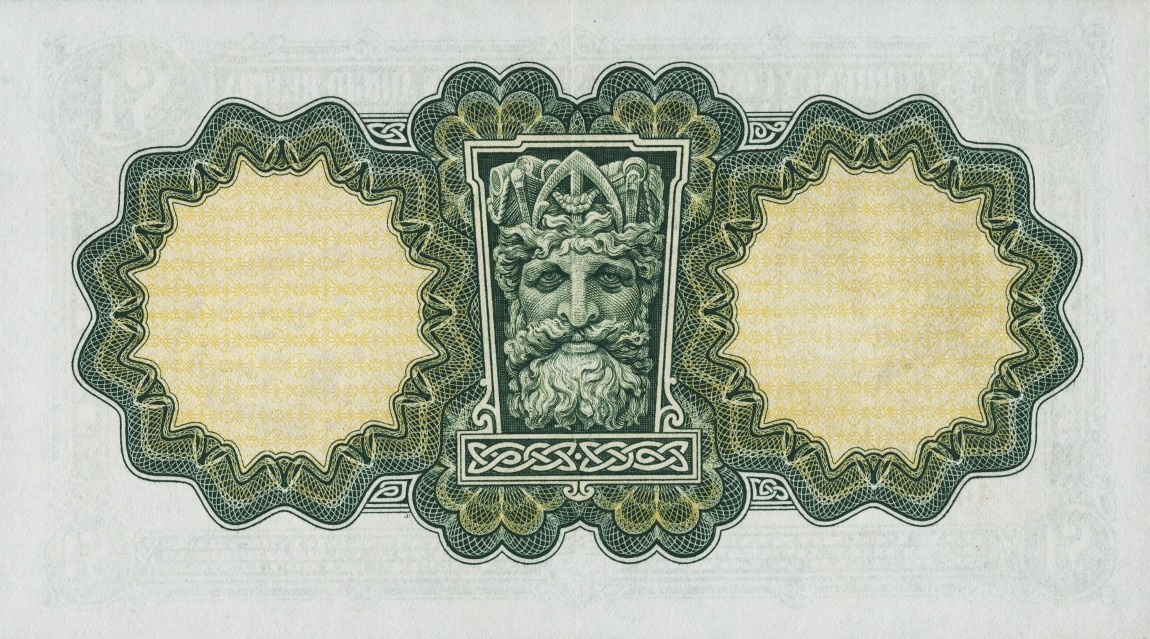 Back of Ireland, Republic of p2B: 1 Pound from 1939