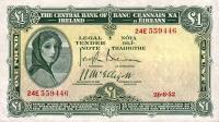 p57b2 from Ireland, Republic of: 1 Pound from 1951